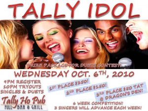 tally idol flyer