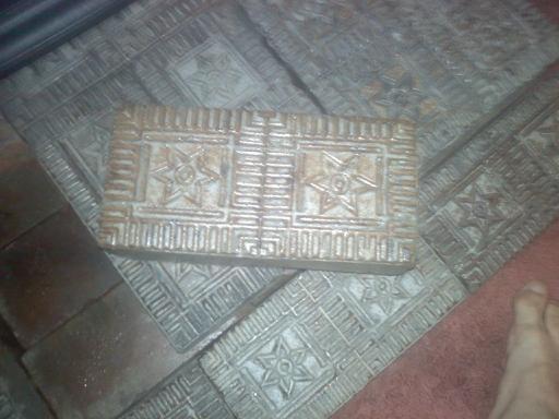 richmond indiana antique street bricks