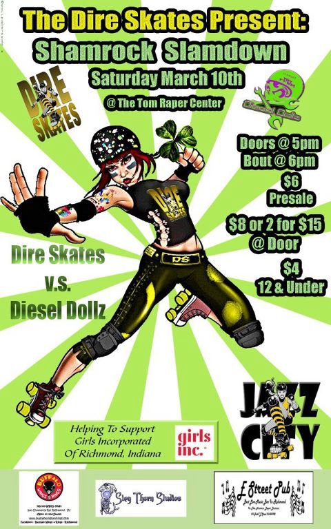 skatesshamrock dire skates event
