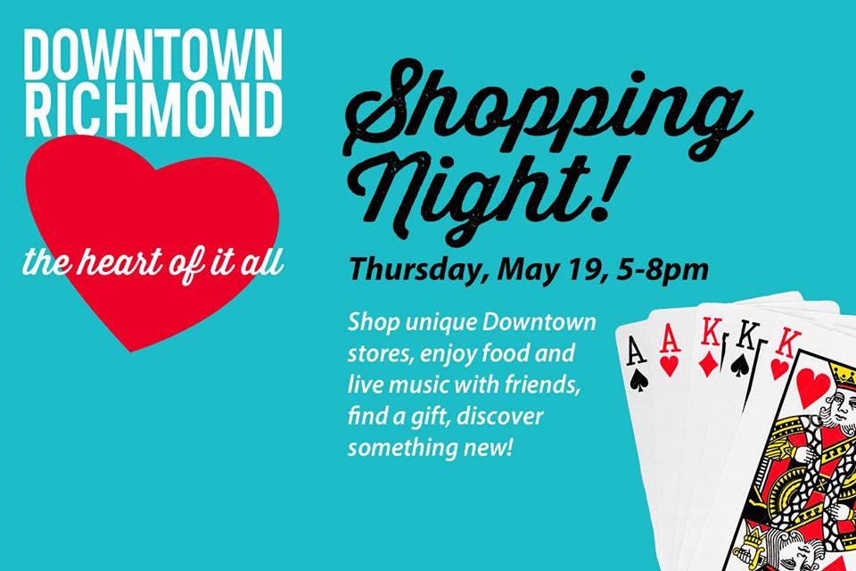 downtownshopping poker run