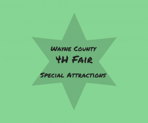4H FairSpecial Attractions!