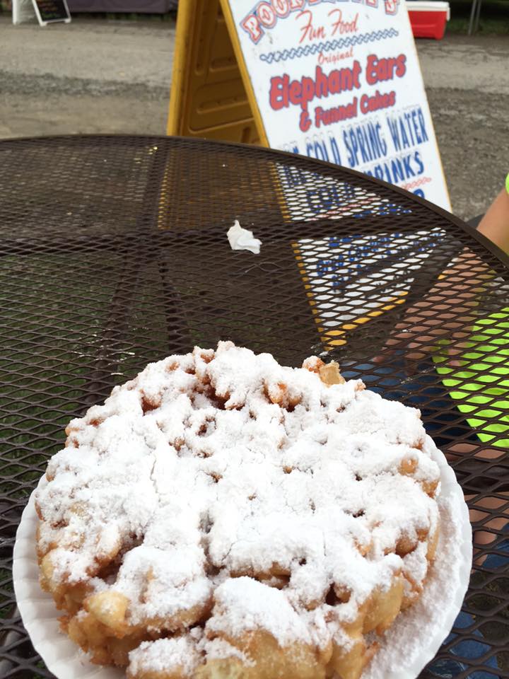 funnel cake at fair